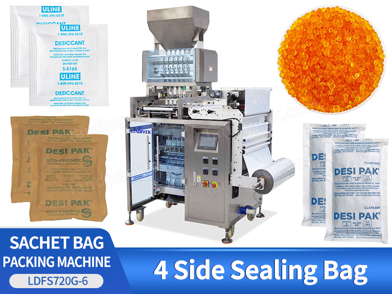 Automatic Silica Gel and Desiccant Packaging Machine Multi Lane Sachet Packaging Machine