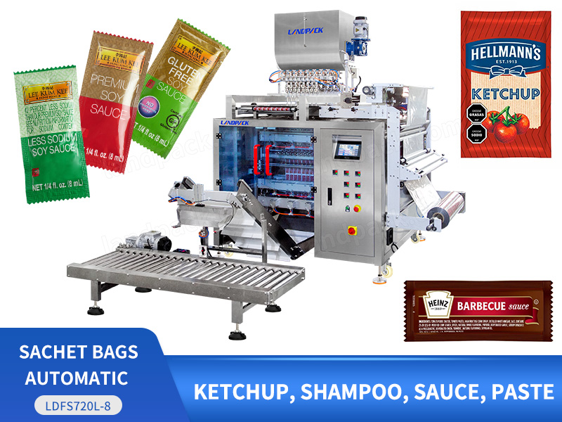 High-Speed Automatic Multi-Lane Stick Pack Form Fill Seal Machine for Efficient Liquid Packaging