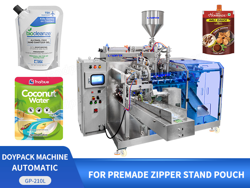 Automatic Liquid Premade Pouch Doypack Packing Machine With Explosion-proof Device