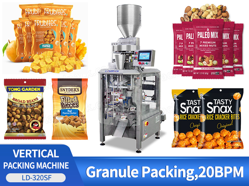 5kg 10kg Automatic Vertical Granule Pouch Bag Packing Machine Vffs Granule Packing Machine