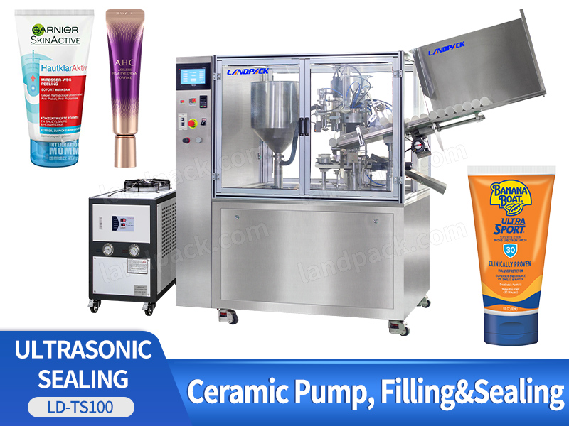 Automatic Soft Plastic Tube Hose Filling And Sealing Machine For Cosmetic Cream Toothpaste