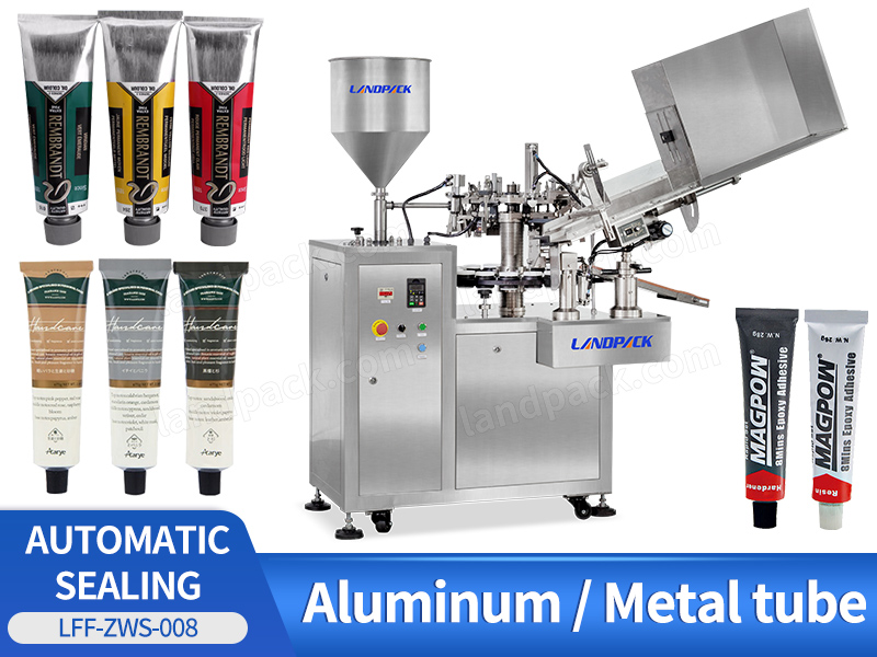 High-Speed Automatic Cream Cosmetic Metal Aluminum Tube Filling Sealing Machine For Sale