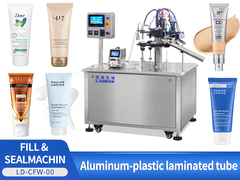 Automatic Peristaltic Pumps Laminated Tube Filling And Sealing Machine For Cosmetic Toothpaste