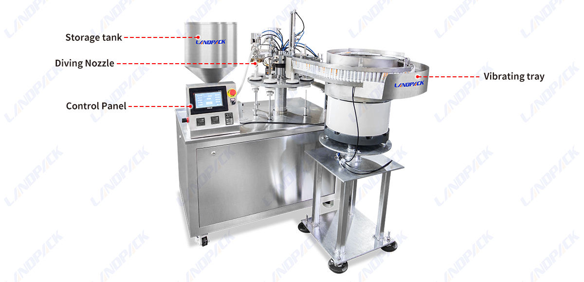 Automatic Plastic Tube Filling And Sealing Machine Liquid Cosmetic Food Tube Filling Machine