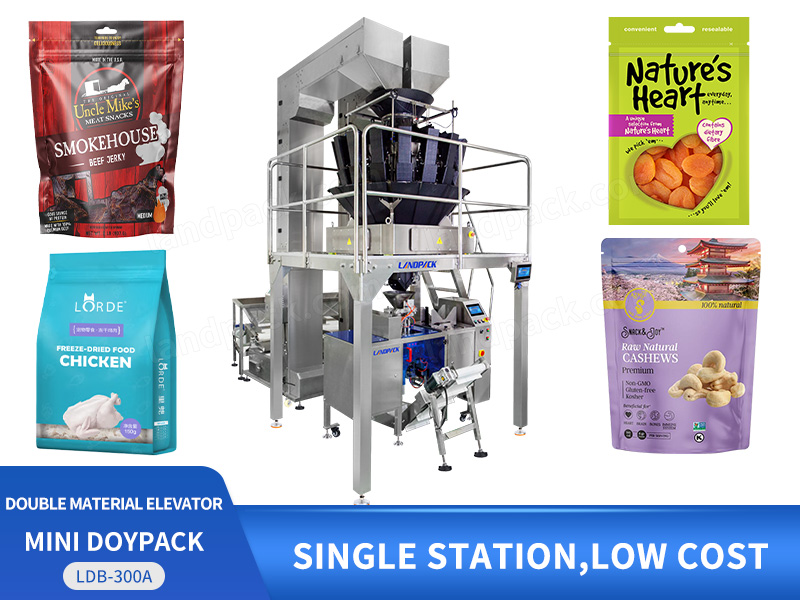 Automatic Granule Mini Doypack Packing Machine Premade Pouch Filling And Sealing Machine