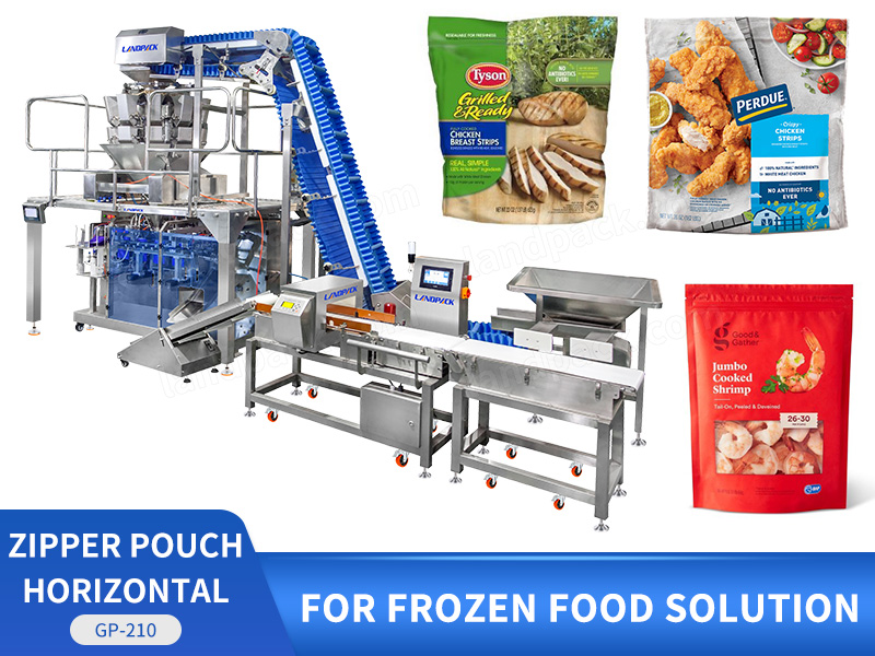 Horizontal Dried Food Doypack Packing Machine Zipper Pouch Filling Sealing Machine