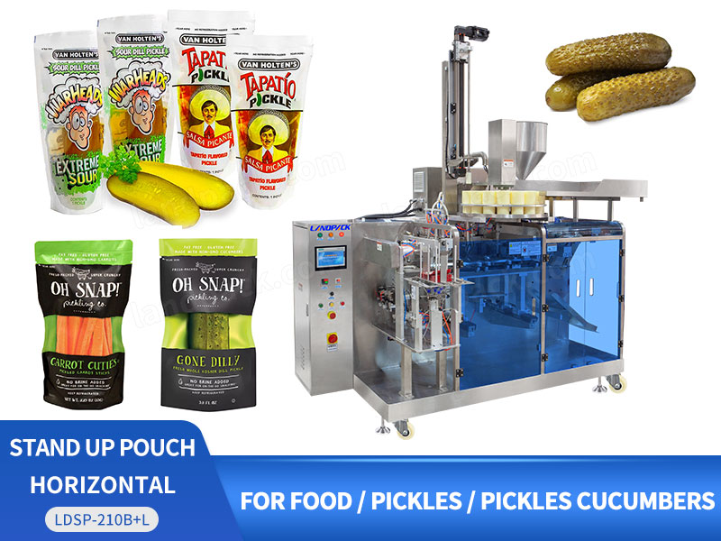 Automatic Pickled Horizontal Doypack Machine Stand Up Pouch Filling Sealing Machine