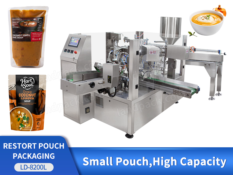 Automatic Liquid Retort Pouch Mayonnaise Jam Ketchup Tomato Paste Chilli Sauce Doypack Packing Machine