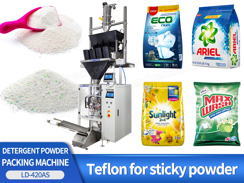 Automatic Laundry Detergent Powder Packing Machine Washing Powder Vertical Packing Machine