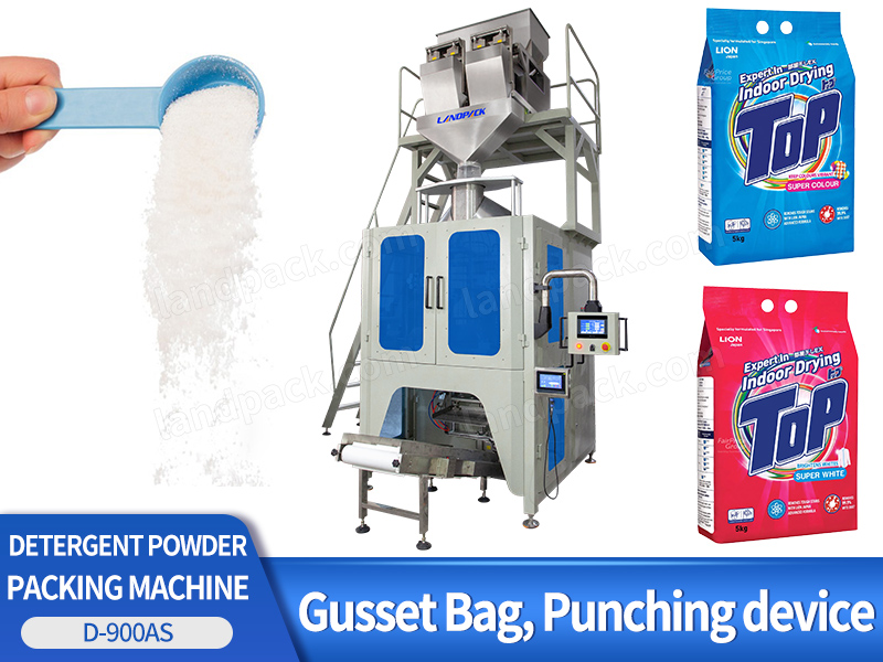 Automatic Soap Powder Laundry Detergent Washing Powder Packing Machine For Gusset Bag Pouch