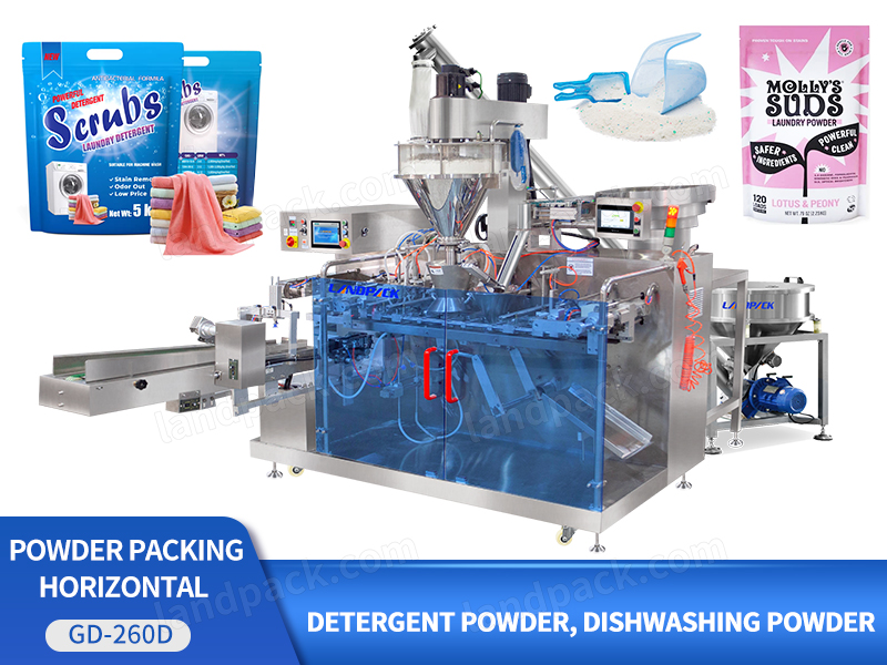 Multi-function Bleaching Powder Laundry Detergent  Powder Washing Powder Doypack Packing Machine