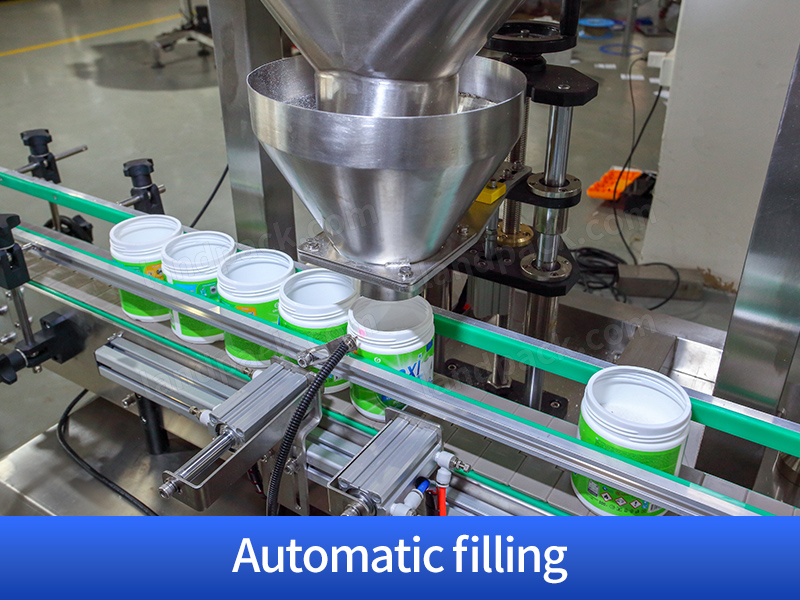 Detergent Powder Bottle Stand Up Pouch Filling Packing Line Automatic Packaging Machine