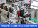 Autoamtic round bottle labeling machine