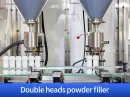 Double heads powder filler