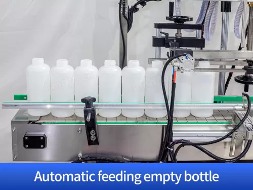 Automatic feeding empty bottle