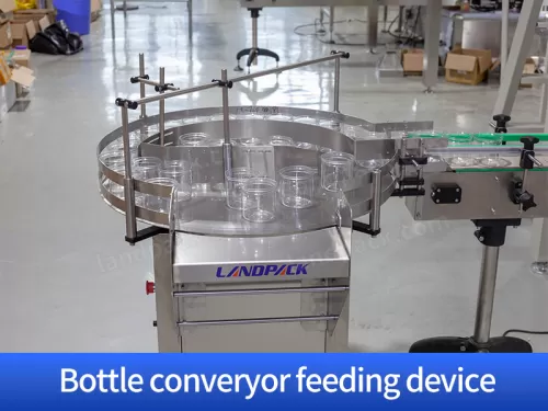 Bottle conveyor feeding device