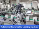 automatic round bottle labeling machine