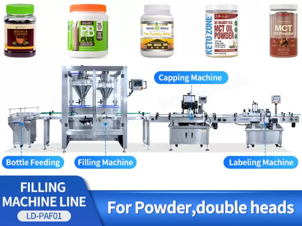 powder weighing and filling machine