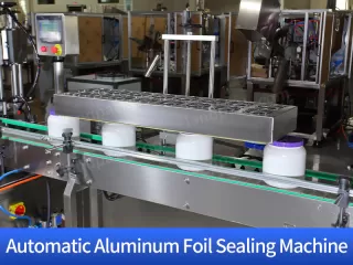 automatic aluminum foil sealing machine