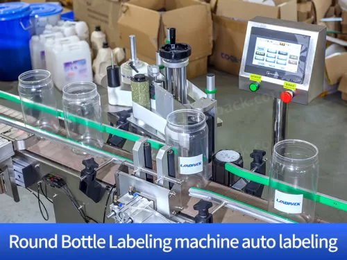 Round Bottle Labeling machine auto labeling
