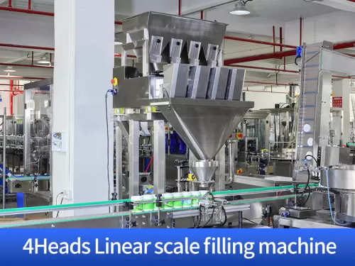4Heads Linear scale filling machine