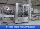 4 heads liquid filling machine