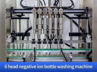 6 head negative ion bottle washing machine
