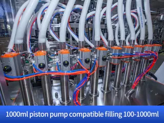 1000ml piston pump compatible filling 100-1000ml