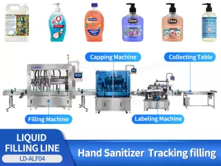 hand sanitizer filling machine