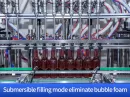submersible filling mode eliminate bubble foam