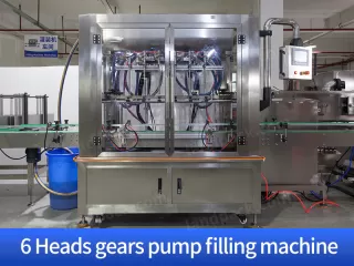 6 heads gear pump filling machine