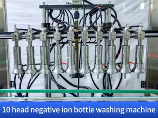 10 head negative ion bottle washing machine