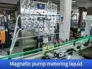 magnetic pump metering liquid
