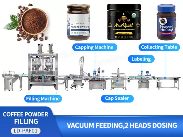 coffee powder filling machine