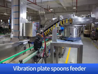 vibration plate spoons feeder