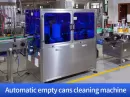 automatic-empty cans cleaning machine