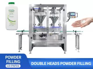 talcum powder filling machine