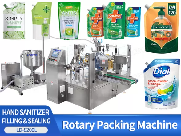 hand sanitizer filling machine