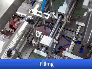 automatic lube oil filling machine