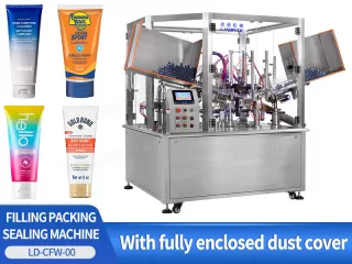 cosmetic cream filling machine