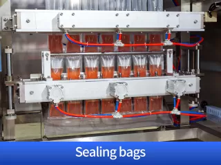 sauce packet packing machine