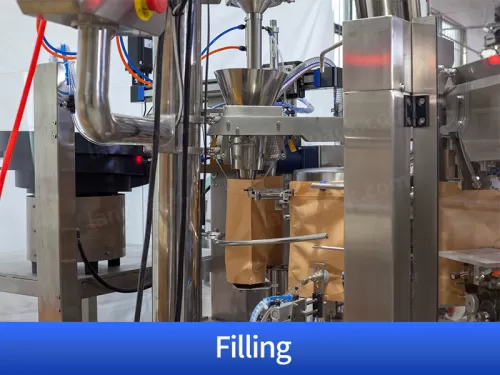 premade bag filling and sealing machine