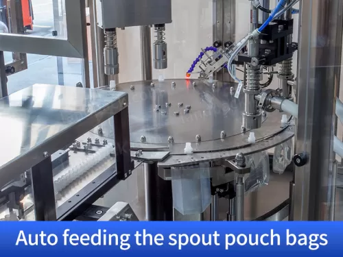 automatic spout pouch filling machine