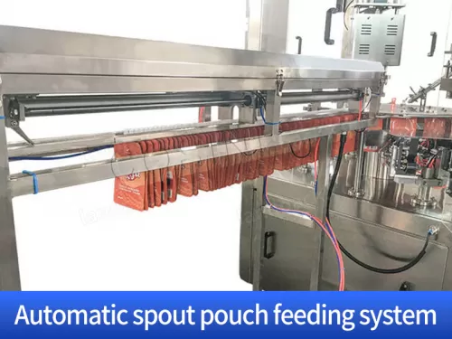 spout pouch filling capping machine